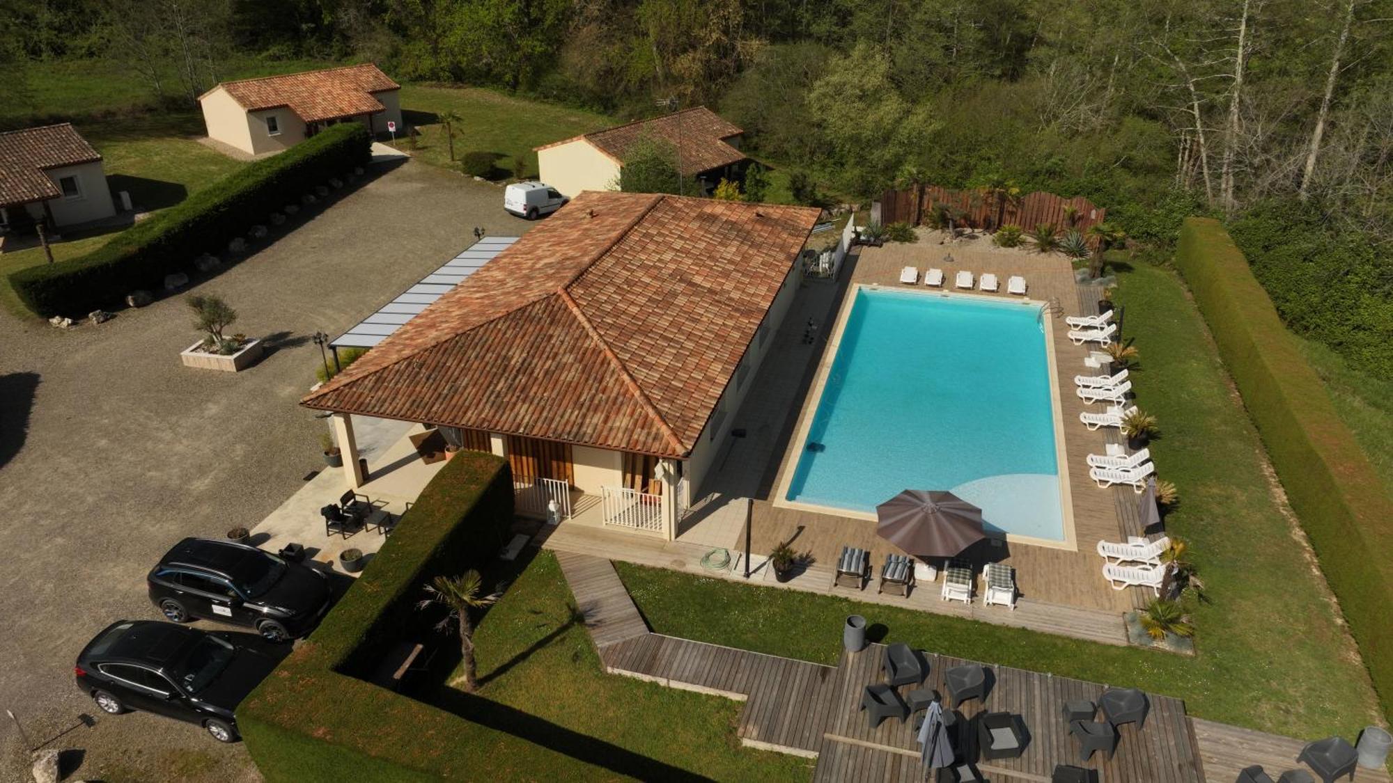 Hotel Les Lodges D'Eauze Exterior foto